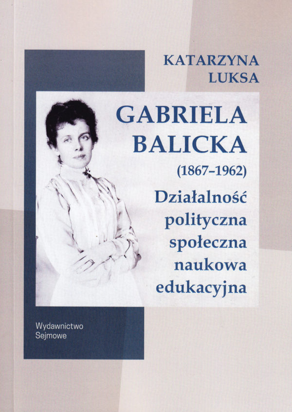 Okładka książki "Gabriela Balicka"