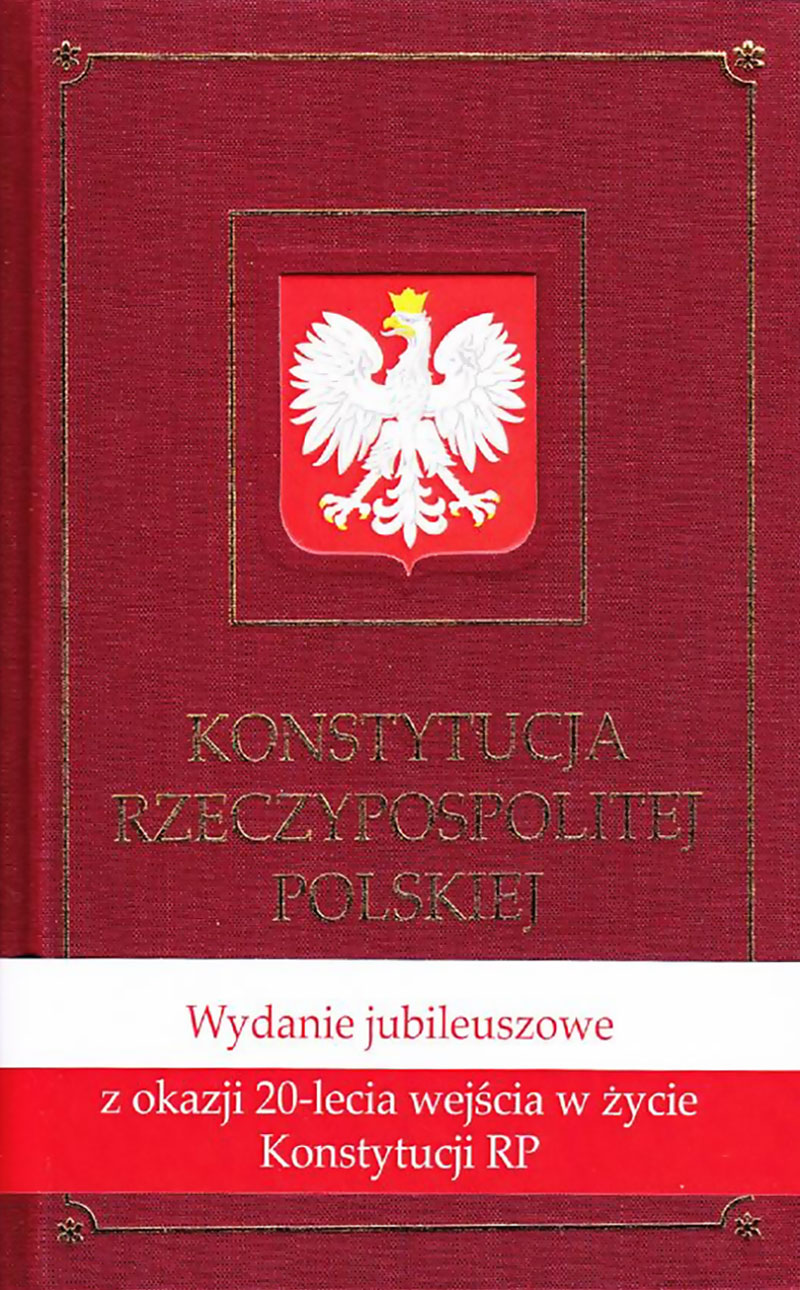 Konstytucja Rzeczypospolitej Polskiej Wydanie Jubileuszowe Wydawnictwo Sejmowe 3953