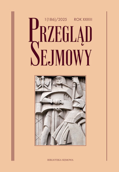 Przegląd Sejmowy 1(186)/2025