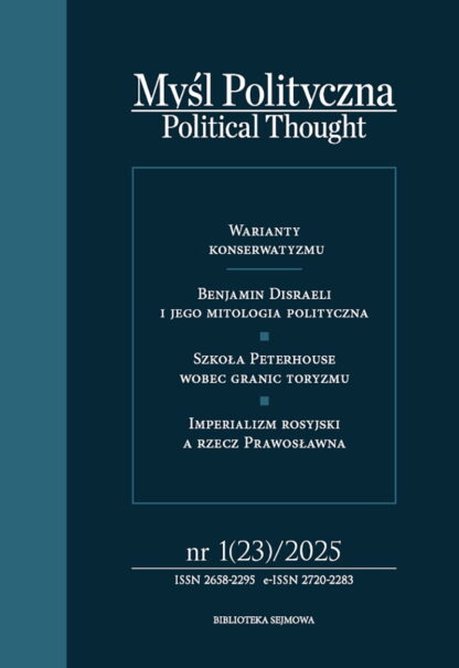 Myśl Polityczna. Political Thought 1(23)/2025