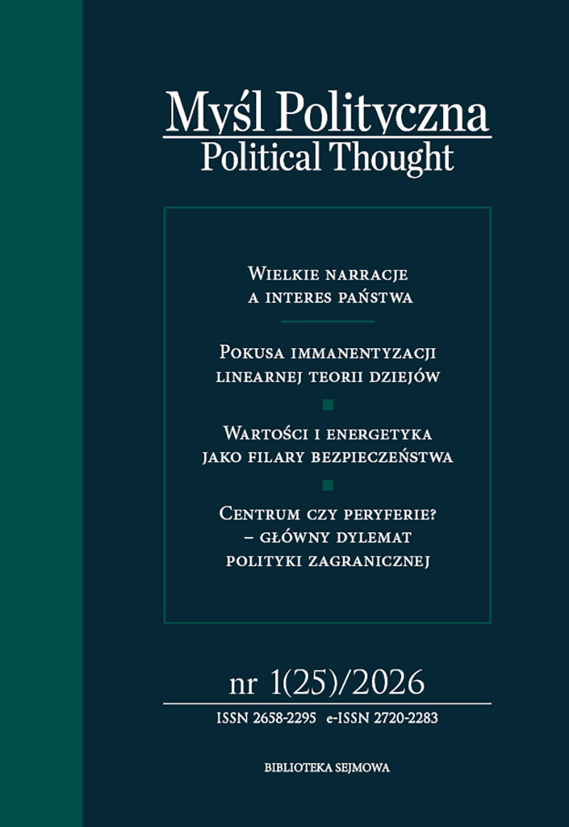 Myśl Polityczna. Political Thought 1(25)/2026